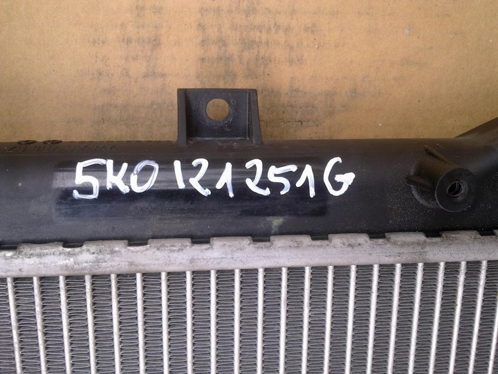 VW GOLF VI AUDI A3 RADIATOR WATER 5K0121251G photo 3 - milautoparts-fr.ukrlive.com