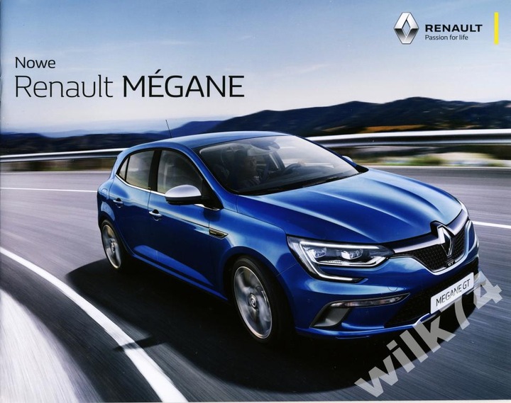 RENAULT MEGANE PROSPEKT MODÈLE 2016 POLONAIS photo 1 - milautoparts-fr.ukrlive.com