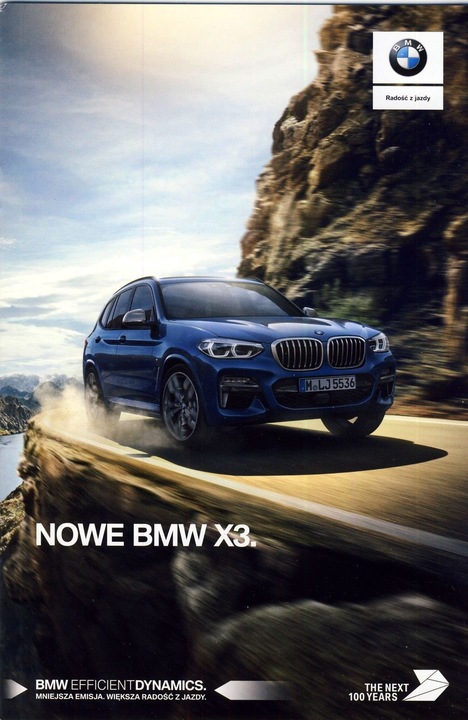 BMW X3 G01 PROSPEKT MODEL 2018 POLISH photo 1 - milautoparts-fr.ukrlive.com