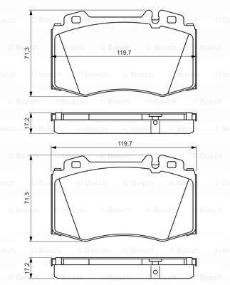 DISCS PADS BOSCH FRONT - MERCEDES CLS 219 330MM photo 3 - milautoparts-fr.ukrlive.com