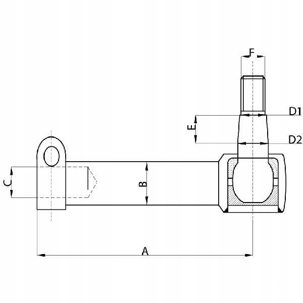 END DRIVE SHAFT LEFT JOHN DEERE AL80538 photo 2 - milautoparts-fr.ukrlive.com