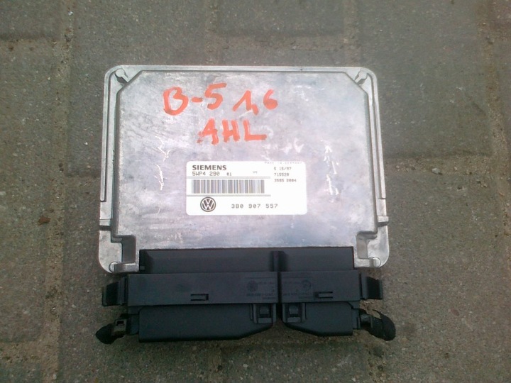 ORDINATEUR DE MOTEUR VW PASSAT B5 1.6 8V AHL 3B0907557 photo 1 - milautoparts-fr.ukrlive.com