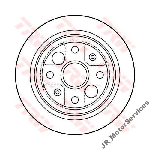 TRW DF4004 DISQUE DE FREIN photo 2 - milautoparts-fr.ukrlive.com