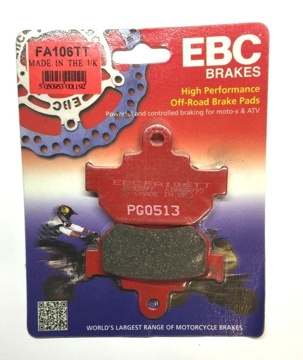 SABOTS DE FREIN DE FREIN EBC FA106TT photo 1 - milautoparts-fr.ukrlive.com