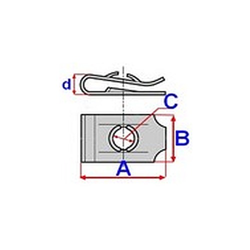 SUPPORT MONTAOWA 4MM UNIVERSELLE 10SZT ROMA82007 photo 7 - milautoparts-fr.ukrlive.com