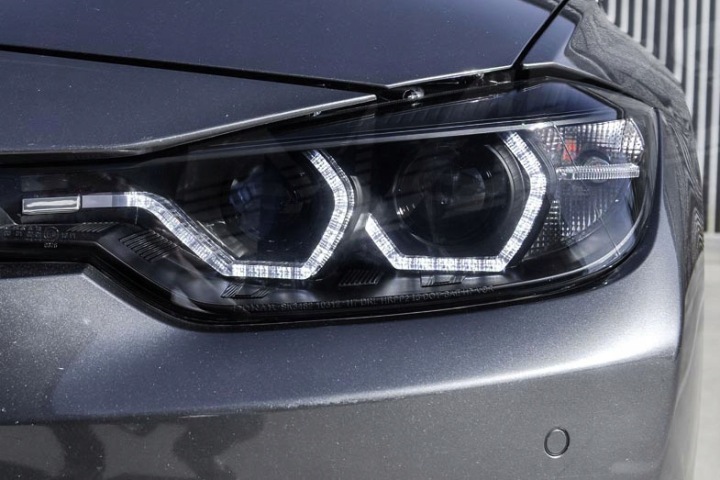 BMW 3 F30 LCI 15-18 PHARES PHARES NOIR NOIR LED SEGMENTS QUOTIDIEN FJD H7