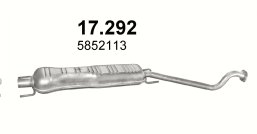 SILENCER CENTRAL OPEL ASTRA 17.292 photo 1 - milautoparts-fr.ukrlive.com