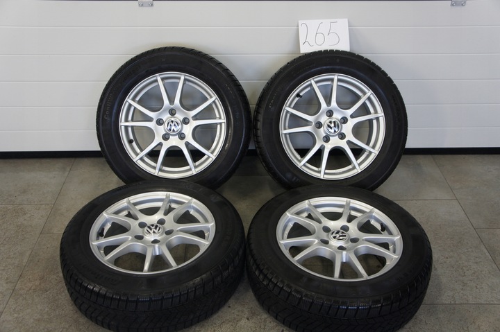 ROUES D'HIVER ALUFELGII VW GOLF 205/60/16 CONTINENTAL 8 MM photo 1 - milautoparts-fr.ukrlive.com