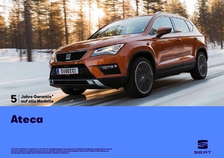 Seat Ateca prospekt 01 / 2018 photo 1 - milautoparts-fr.ukrlive.com