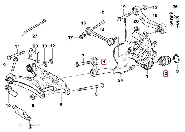 LEMFORDER DOUILLES FLOTTANT COUPLEURS BMW 5 6 7 X5 photo 2 - milautoparts-fr.ukrlive.com