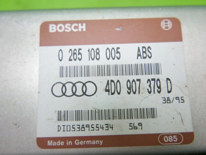 MODULE CONTROL UNIT ABS AUDI A4 B5 1.9 TDI SEDAN 94-96 photo 3 - milautoparts-fr.ukrlive.com