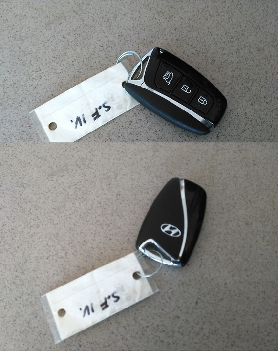 HYUNDAI SANTA FE III 2012- KEY REMOTE CONTROL SMARTKEY photo 1 - milautoparts-fr.ukrlive.com