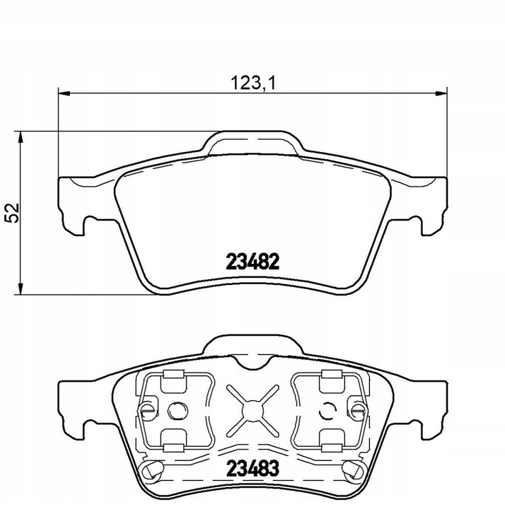 DISCS MIKODA 1739L BEARING PADS LAGUNA II REAR photo 4 - milautoparts-fr.ukrlive.com