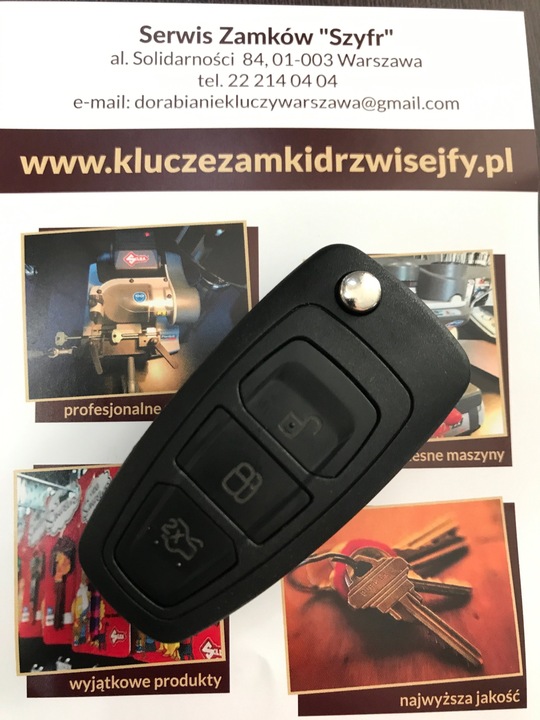 KEY FORD TRANSIT FROM KODOWANIEM WARSAW photo 2 - milautoparts-fr.ukrlive.com