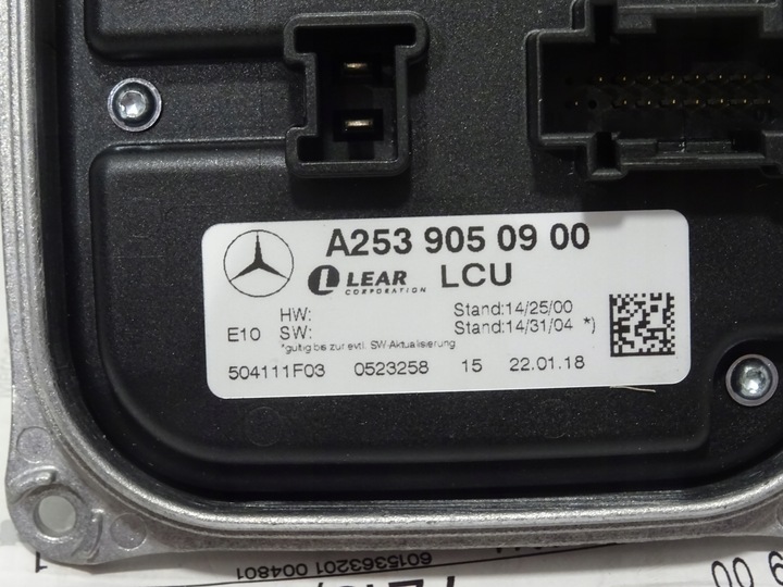 MODULE BLOC D'ALLUMAGE BLOC DE CONTRÔLE LED MERCEDES-BENZ AVEC A2539050900 photo 2 - milautoparts-fr.ukrlive.com