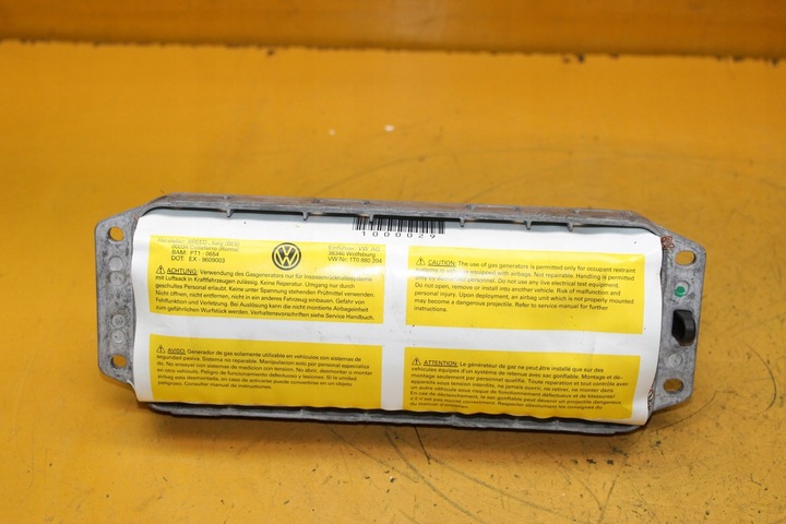 AIR BAGS PASSENGER VW TOURAN 1T0880204 photo 1 - milautoparts-fr.ukrlive.com