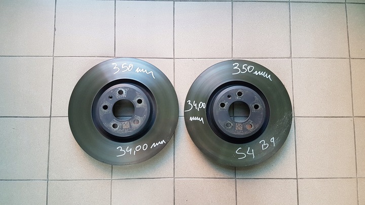 CALIPERS DISCS 350MM AUDI A4 B9 A5 8W Q5 A6 C8 A7 photo 3 - milautoparts-fr.ukrlive.com