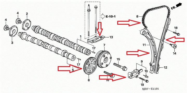 RORZAD POUR HONDA ACCORD CR-V CIVIC FR-V 2.0 photo 2 - milautoparts-fr.ukrlive.com