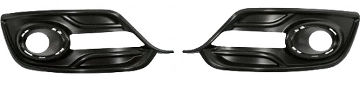 GRILLE DEFLECTOR BUMPER RENAULT MEGANE 13- LEFT+RIGHT DRL photo 1 - milautoparts-fr.ukrlive.com