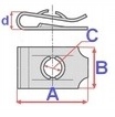 NISSAN PATHFINDER PATROL PRIMERA CLAMP MUDGUARDS photo 3 - milautoparts-fr.ukrlive.com