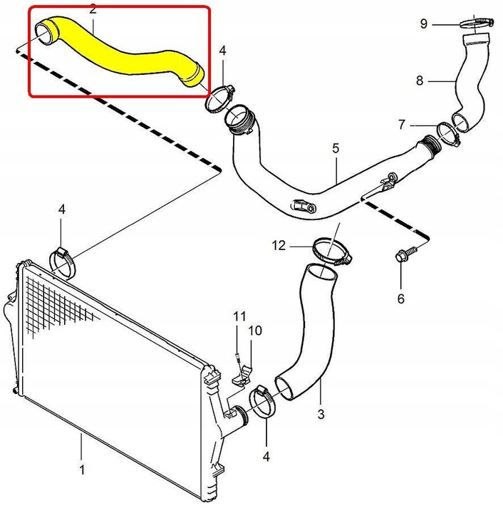 VOLVO S80 2,4D TUBE JUNCTION PIPE CABLE TURBINE 30645936 photo 6 - milautoparts-fr.ukrlive.com