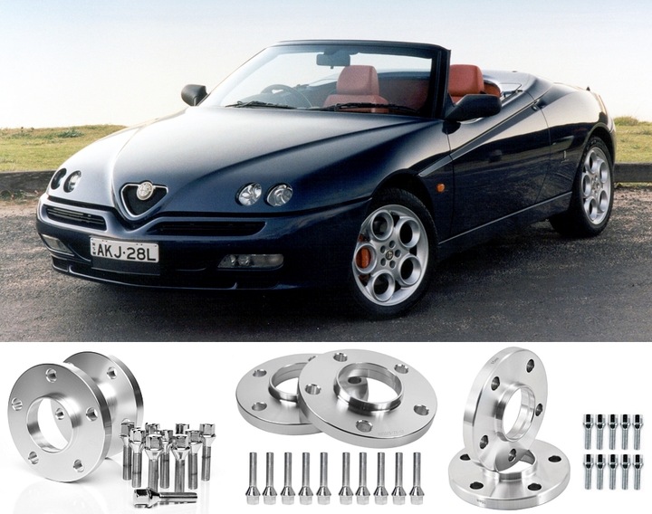 DISTANCES 5X98 ALFA ROMEO 156 147 GT GTV 15MM+SRUBY photo 9 - milautoparts-fr.ukrlive.com