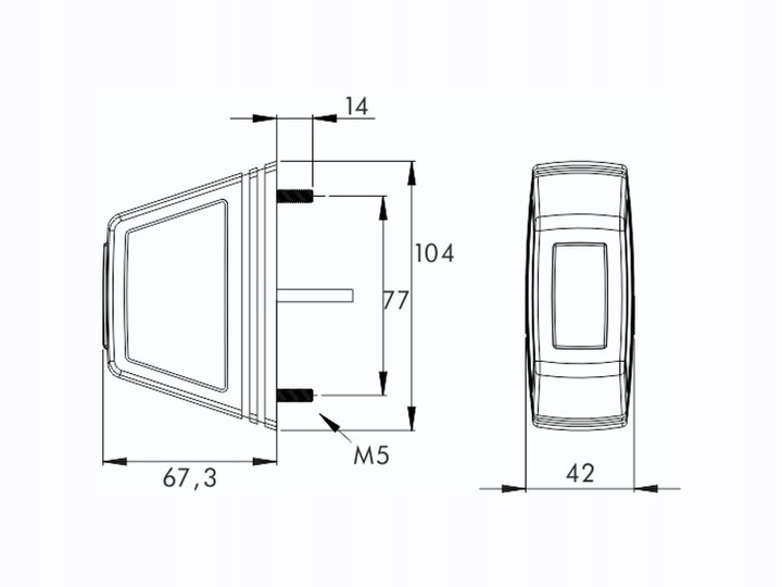 LAMP SIDELIGHT GABARYTOWA LED 12/24V PROPLAST photo 2 - milautoparts-fr.ukrlive.com