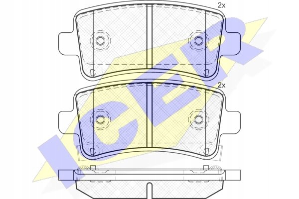 PADS BRAKE ICER SAAB 9-5 FRONT photo 3 - milautoparts-fr.ukrlive.com