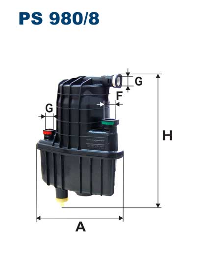 FILTRE CARBURANT PS980/8 RENAULT CLIO 3 MODUS 1.5DCI photo 2 - milautoparts-fr.ukrlive.com