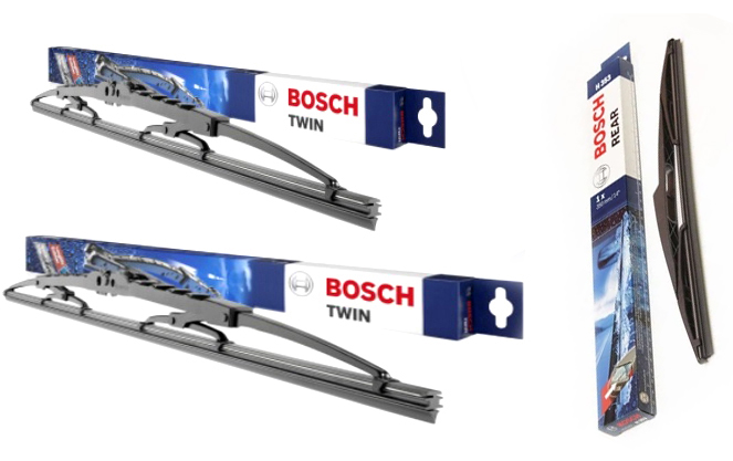 WIPER BLADES BOSCH FRONT+REAR NISSAN TIIDA HATCHBACK C11 VERSA photo 1 - milautoparts-fr.ukrlive.com