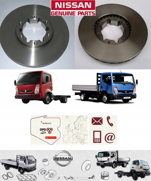 DISC BRAKE 276 MM X6 NISSAN CABSTAR, NT400 photo 2 - milautoparts-fr.ukrlive.com