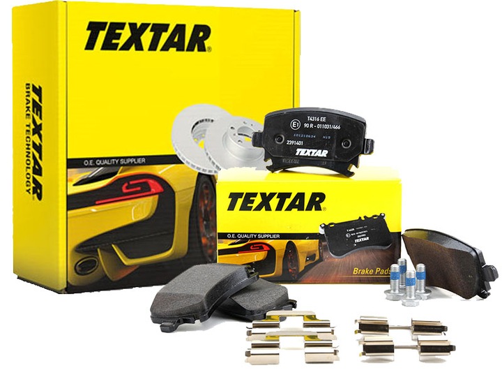 Диски колодкі textar зад vw passat b6 touran golf, Ціна