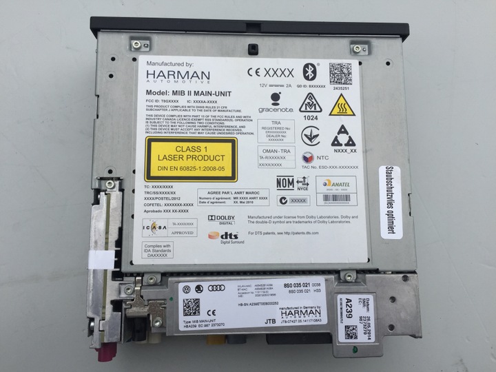 фото №5, Блок управления mib2 sim 8s0035021 audi tt tts 8s