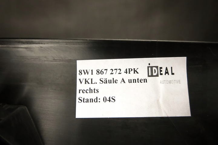 фото №8, Обшивка захист стійка audi a4 s4 8w 8w1867272 4pk