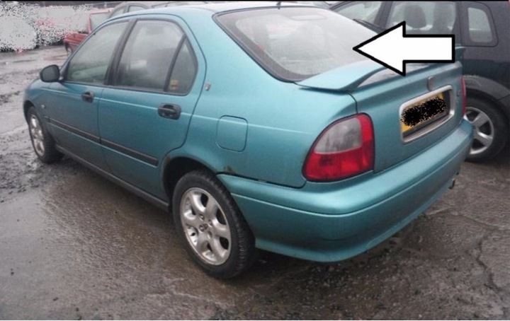 фото №1, Стекло задняя зад rover 400 420 95-00 mk2 hb