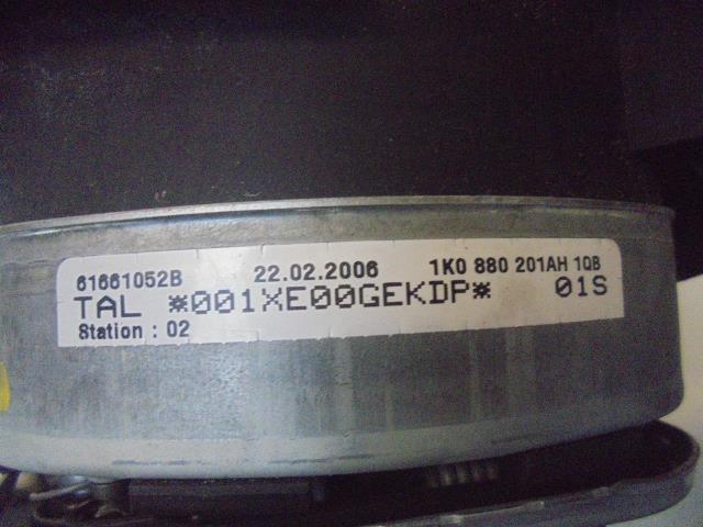 фото №6, Подушка подушка безопасности водителя vw golf v