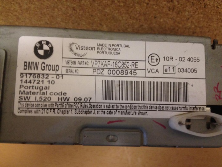 фото №4, Bmw e60 e61 радіо cd