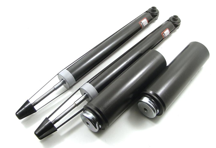 фото №1, Амортизаторы x2 зад +отбойники +защитные накладки fiat stilo bravo ii gaz