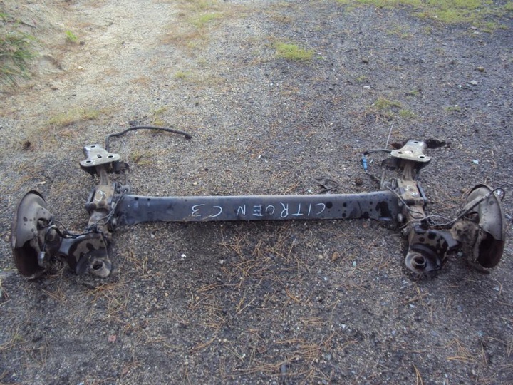 фото №1, Citroen c3 02-10 ось зад задняя балка abs диски opo