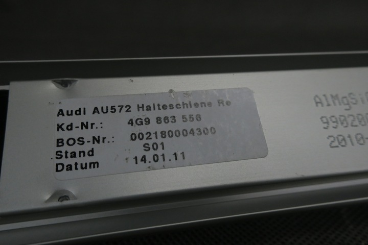 фото №7, Шина кріпильна багажника audi a6 s6 4g 4g9863556