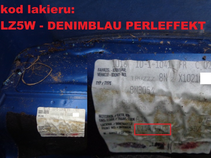 фото №8, Петли крышки зад audi tt i 8n lz5w купе 98-03