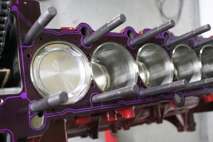 фото №6, Кованые поршни dp bmw m50b29 turbo stroker 85 mm drift