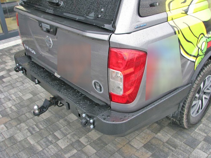 фото №6, Бампер задний зад длинный стальной nissan navara d23