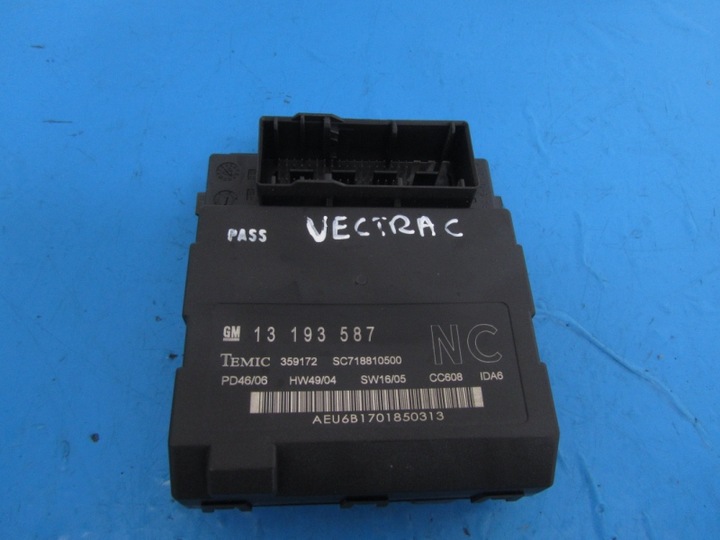 фото №1, Блок управления модуль комфорта bcm opel vectra c рестайлинг