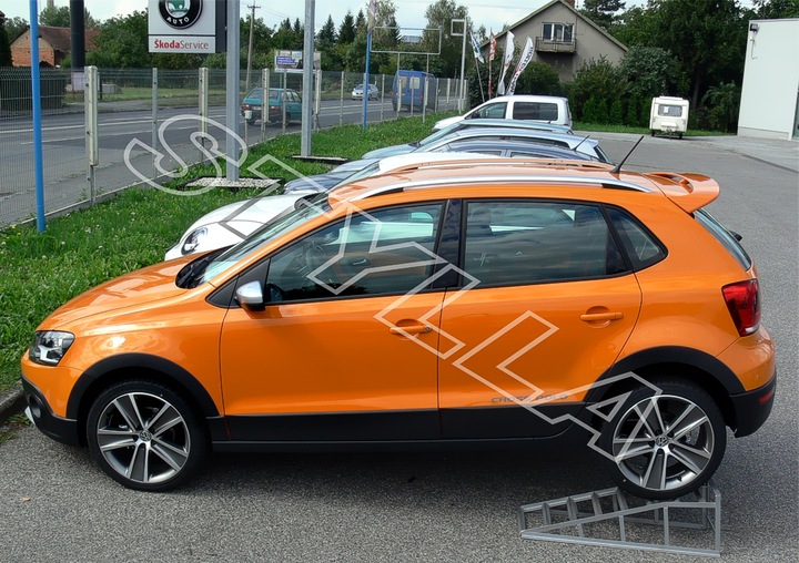 фото №2, Спойлер спойлер do vw polo 6r, 6c, cross hb 2009--