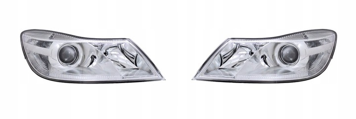 фото №1, Фара лампа перед skoda octavia ii 08- комплект