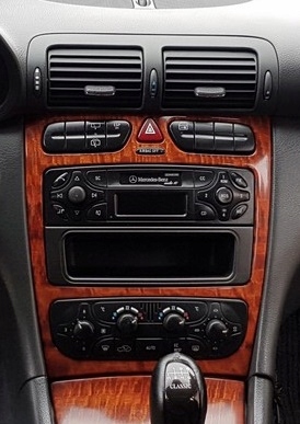фото №2, Рамка радіо 1din mercedes c клас w203 clk 61350
