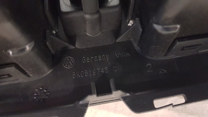 фото №5, Vw golf vi решётка воздуховод 5k0815736c