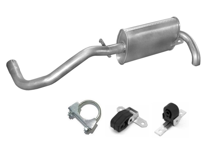 фото №1, Seat arosa 1.4 1.7 d 1997-2004 глушник кінцевий оригінальний номер 6x0253609c
