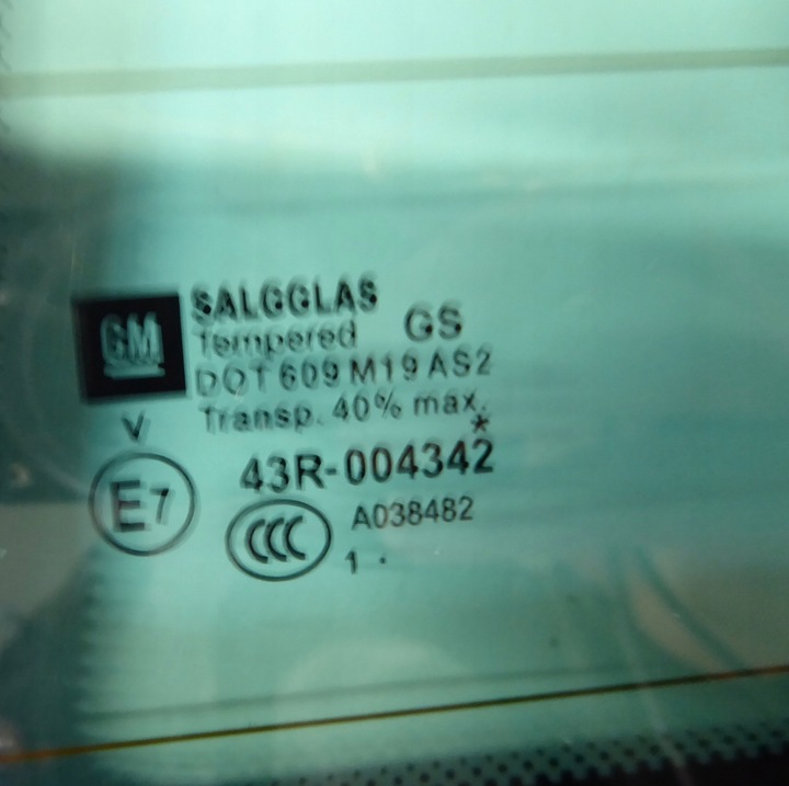 фото №2, Стекло левый зад opel astra j iv gtc 2011